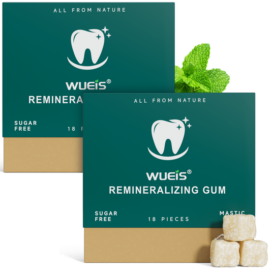 Hydroxyapatite Gum for Enamel Repair & Fresh Breath, WUEIS Mint