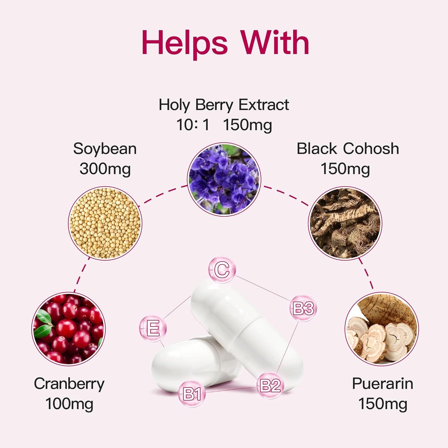 Caring for intimate health, eliminating vaginal odor – promoting gut balance and digestion – women's probiotics and prebiotics supplement