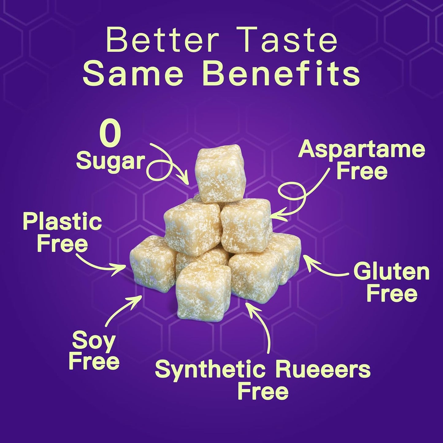 Enamel & Microbiome Support, Plastic-Free Hydroxyapatite Gum, WUEIS